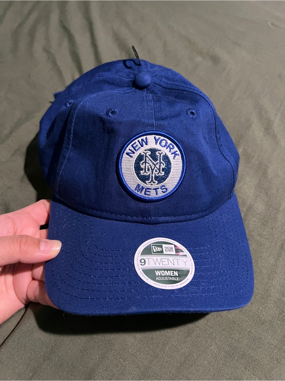 New Era Blue New York Mets Cap with White Logo Patch